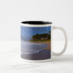 Kihei Beach, Maui, Hawaï, VS Tweekleurige Koffiemok