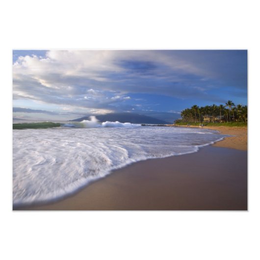 Kihei Beach, Maui, Hawaii, VS Foto Afdruk (Voorkant)