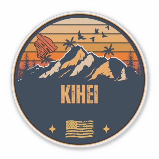 Kihei, Hawaï Sticker (Voorkant)