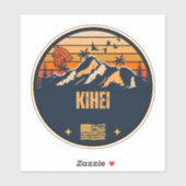 Kihei, Hawaï Sticker (Vel)