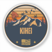 Kihei, Hawaii Sticker (Voorkant)