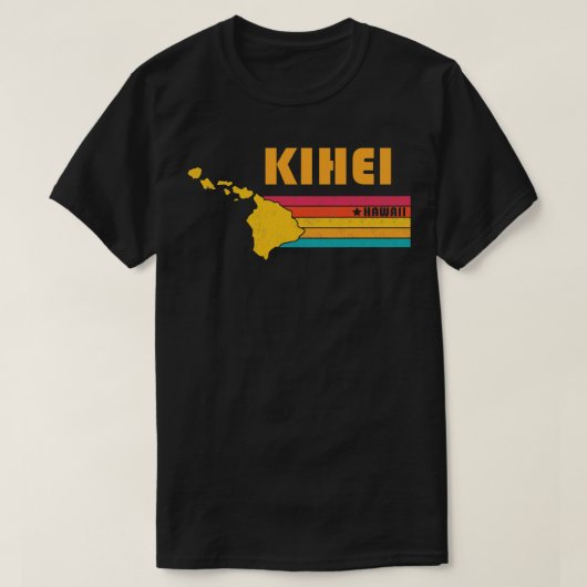 Kihei Hawaii Verdrietig Souvenir T-shirt (Design voorkant)