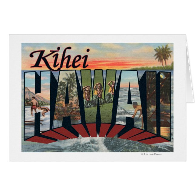 Kihei, HawaiiLarge Letter ScenesKihei, HI (Voorkant Horizontaal)