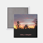 Kihei Sunset Magneet (Voorkant / Achterkant)
