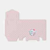 KIhet Beer op Polka Dots Cute en Kawaii Bedankdoosjes (Uitgevouwen)
