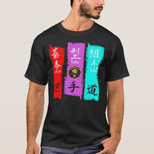 Kihon Kata Kumite - Shorin Ryu Karate T-Shirt (Voorkant)