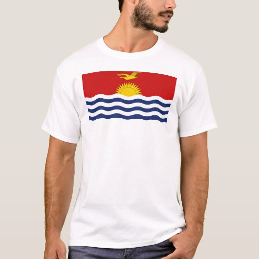 Kiibati Flag T-shirt (Voorkant)