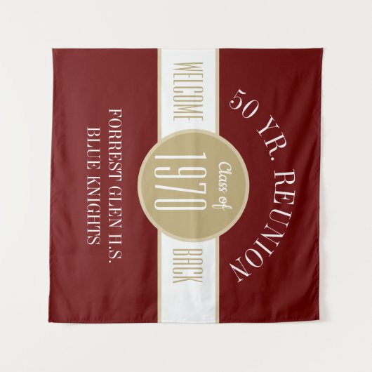 Kijk! 50 jaar Reunion Tapestry Wandkleed (Voorkant (horizontaal))