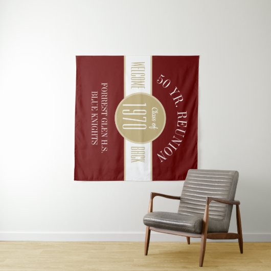 Kijk! 50 jaar Reunion Tapestry Wandkleed (In Situ (horizontaal))