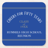 Kijk! 50e Klasse Reünie partij onderzetters (Voorkant)