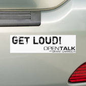 KIJK AAN. Bumpersticker (Op auto)