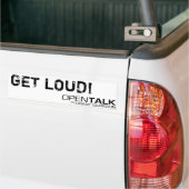 KIJK AAN. Bumpersticker (Op Truck)