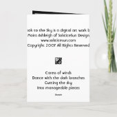 Kijk aan de Hemel Kaart (Achterkant)