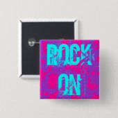 KIJK AAN!! VIERKANTE BUTTON 5,1 CM (Voorkant /achterkant)