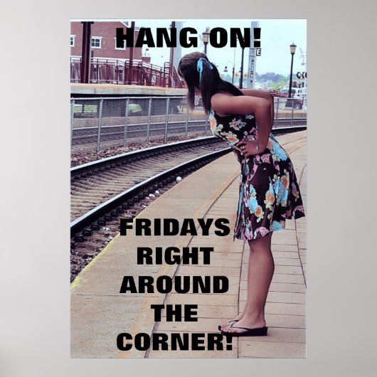 KIJK AAN, VRIJDAGEN KOMEN! poster. Poster (Voorkant)