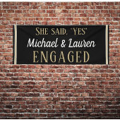 Kijk! Aangepaste 6' Verloving banner