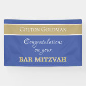 Kijk! Aangepaste balk Mitzvah Banner (Horizontaal)