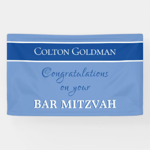 Kijk! Aangepaste balk Mitzvah Banner