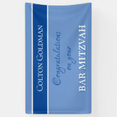 Kijk! Aangepaste balk Mitzvah Banner (Verticaal)