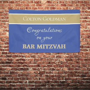 Kijk! Aangepaste balk Mitzvah Banner