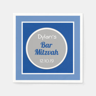 Kijk! Aangepaste balk Mitzvah napkins Servet