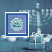 Kijk! Aangepaste balk Mitzvah napkins Servet