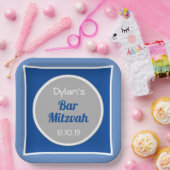 Kijk! Aangepaste balk Mitzvah Papieren Bordje (Feest)