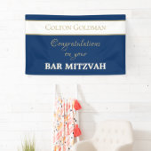 Kijk! Aangepaste balk Mitzvah Spandoek (Insitu)