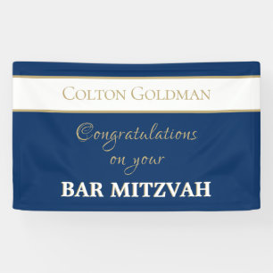 Kijk! Aangepaste balk Mitzvah Spandoek