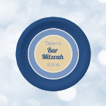 Kijk! Aangepaste Bar Mitzvah Papier Bord<br><div class="desc">Bar Mitzvah paryware</div>
