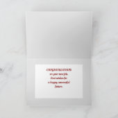 Kijk! Aangepaste felicitaties op nieuwe bankkaart Kaart (Binnen)