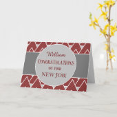 Kijk! Aangepaste felicitaties op nieuwe bankkaart Kaart (Gele Bloem)