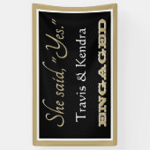 Kijk! Aangepaste service-partijbanner Spandoek (Verticaal)