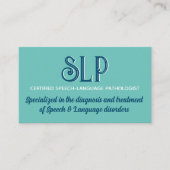 Kijk! Aangepaste SLP-visitekaartjes Visitekaartje (Voorkant)