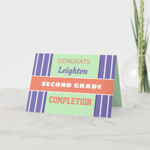 Kijk! Aangepaste tweede klas voltooiingskaart! Kaart