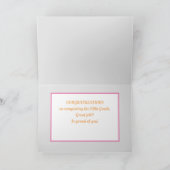 Kijk! Aangepaste vijfde klas voltooiingskaart! Kaart (Binnen)