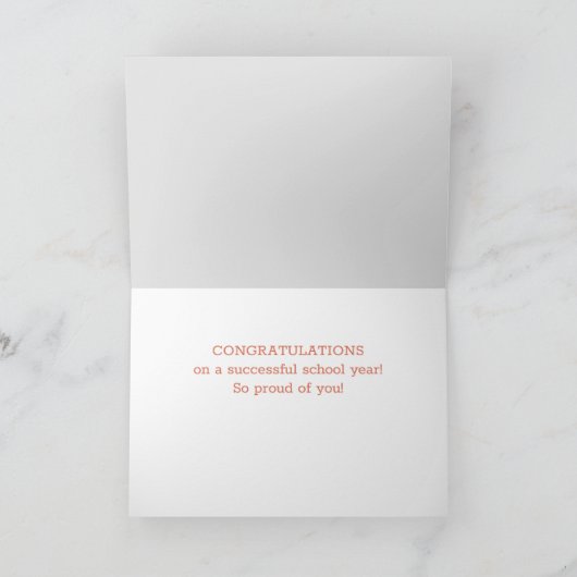 Kijk! Aangepaste voltooiingskaart! Kaart (Binnen)