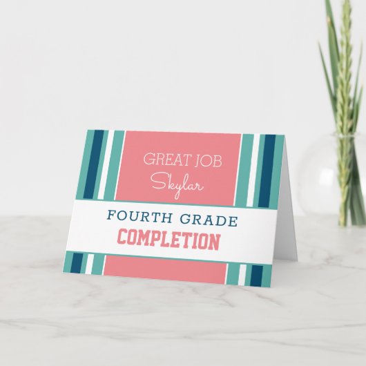 Kijk! Aangepaste voltooiingskaart! Kaart (Voorkant)