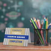 Kijk! Aangepaste voltooiingskaart van achtste rang Kaart