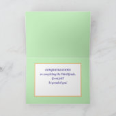 Kijk! Aangepaste voltooiingskaart van de derde gra Kaart (Binnen)