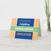 Kijk! Aangepaste voltooiingskaart van de derde gra Kaart (Voorkant)