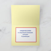 Kijk! Aangepaste voltooiingskaart van eerste graad Kaart (Binnen)