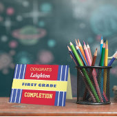 Kijk! Aangepaste voltooiingskaart van eerste graad Kaart