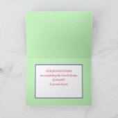 Kijk! Aangepaste voltooiingskaart van vierde rang! Kaart (Binnen)