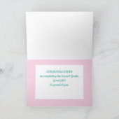 Kijk! Aangepaste voltooiingskaart van zevende rang Kaart (Binnen)