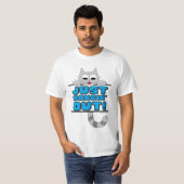 KIJK ALLEEN WEG. Cute Playful Cat T-shirt (Voorkant volledig)