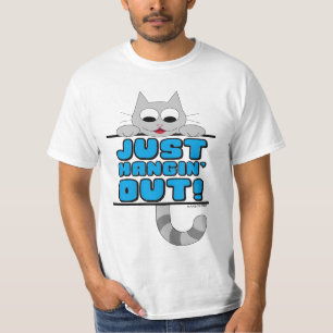 KIJK ALLEEN WEG. Cute Playful Cat T-shirt