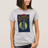 Kijk als een dame die denkt als een lezer T-Shirt (Voorkant)