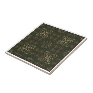 Kijk als een groene speldenTegel Tegeltje