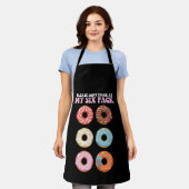 Kijk Alsjeblieft Niet Naar Mijn Sixpack Donuts Bui Schort (Gedragen)